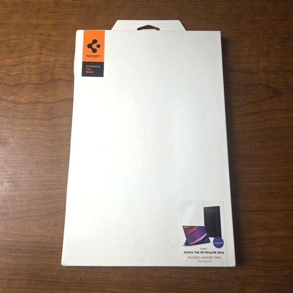Spigen Galaxy Tab S9/S8 Ultra Case‎ | Rugged Armor Pro | Black | ACS06538 - Picture 1 of 4